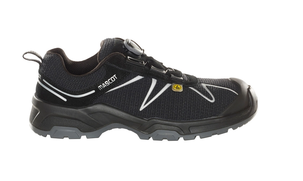 Sicherheitshalbschuh S3 mit BOA® Sicherheitshalbschuh S3 Sicherheitsschuhe Größe 1040, schwarz/silber