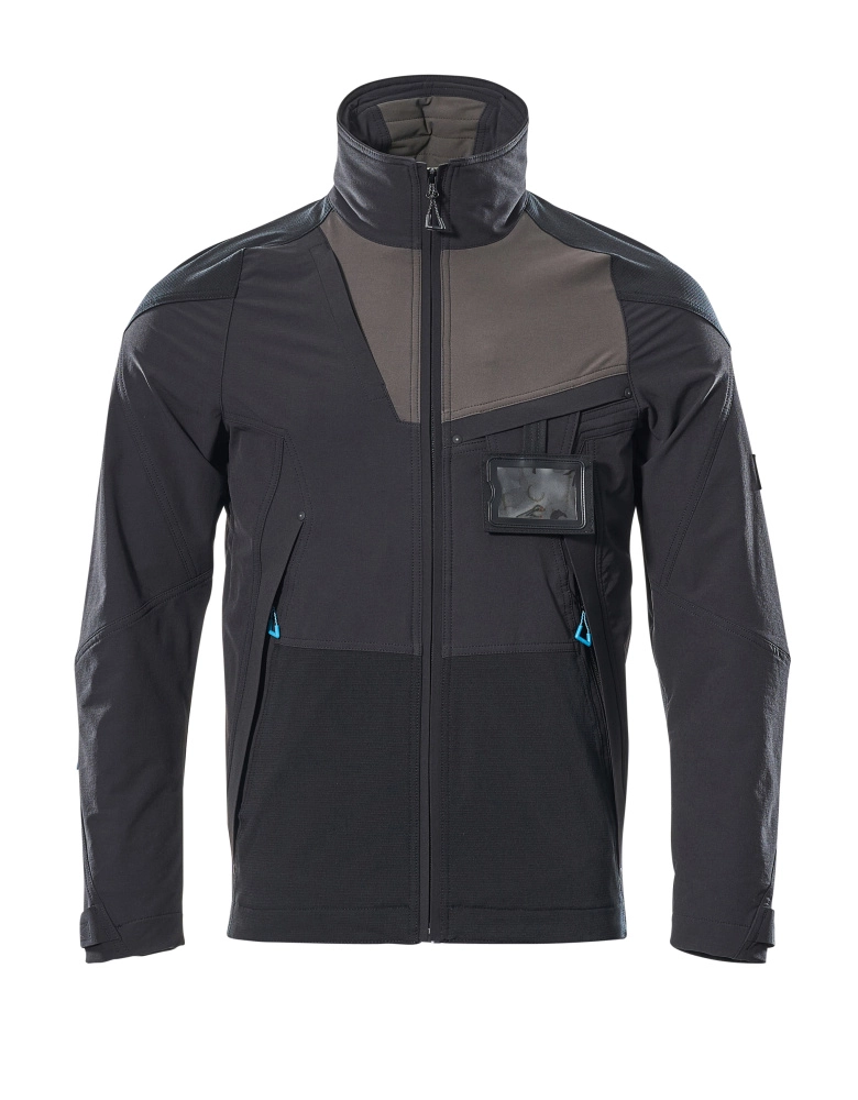 Jacke,ULTIMATE STRETCH, geringes Gewicht Arbeitsjacke Größe 3XL, schwarz/dunkelanthrazit