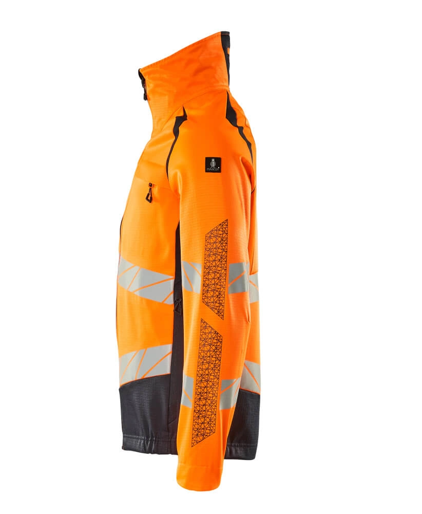 Jacke, Stretch-Einsätze Arbeitsjacke Größe 3XL, hi-vis orange/schwarzblau