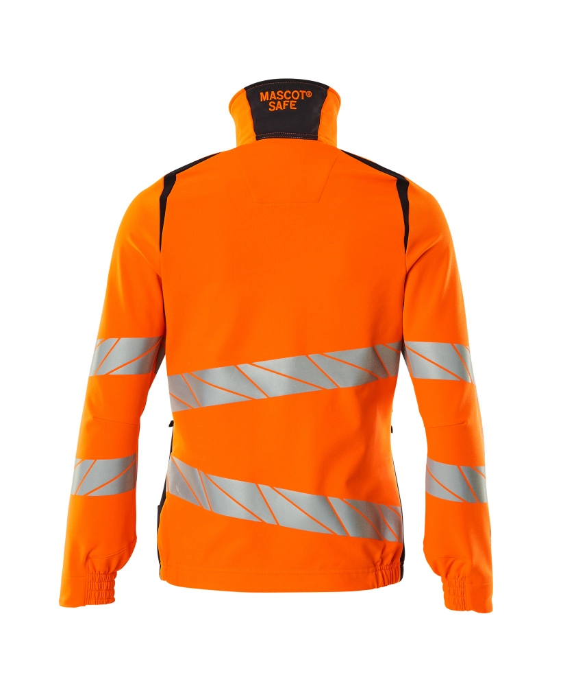 Jacke, Damen, ULTIMATE STRETCH Arbeitsjacke Größe 3XL, hi-vis orange/schwarzblau