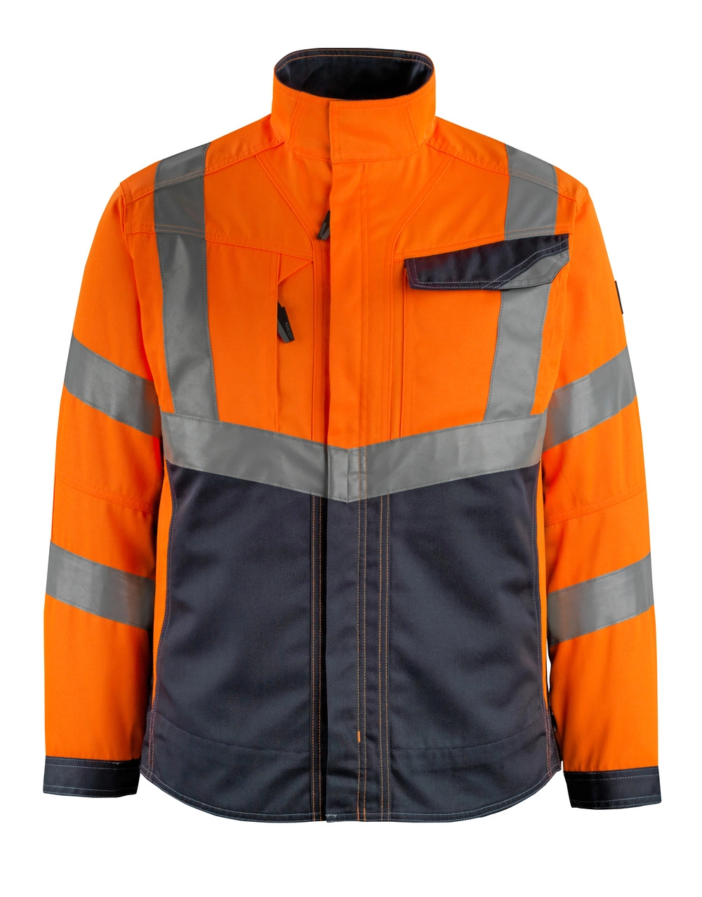 MASCOT® Oxford Arbeitsjacke Größe 3XL, hi-vis orange/schwarzblau