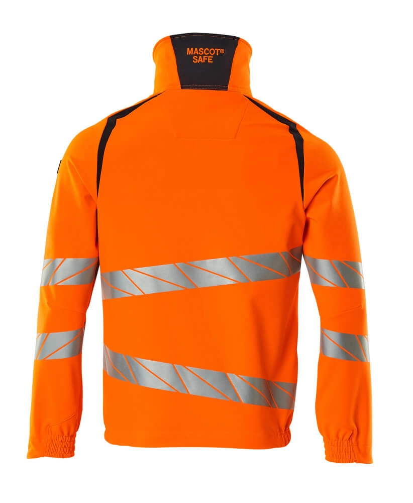 Jacke, ULTIMATE STRETCH Arbeitsjacke Größe 3XL, hi-vis orange/schwarzblau