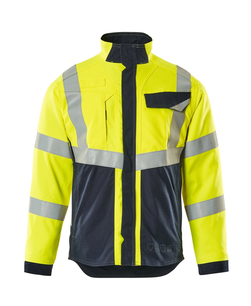 MASCOT® Biel Arbeitsjacke Multisafe Größe 3XL, hi-vis gelb/schwarzblau